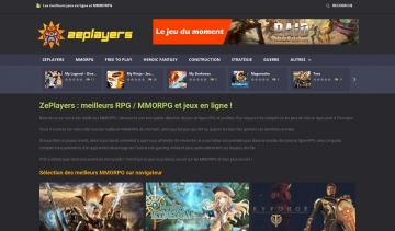 Des jeux gratuits en lui sur Zeplayers