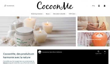 CocoonMe, la boutique des produits de bien-être et de détente