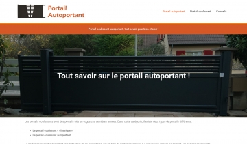 Guide pratique sur le portail autoportant