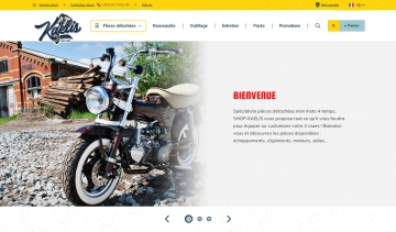 Kaelis Shop: Meilleur site site e-commerce spécialiste des pièces détachées pour moto Dax 125