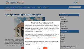 clotures-jardin.be, meilleur site dédié aux clôtures de jardin sur-mesure 
