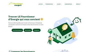 Fournisseur Énergie, comparateur des fournisseurs d'énergie électrique