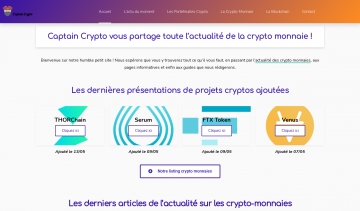 Captain Crypto, toutes les meilleures informations sur les cryptomonnaies