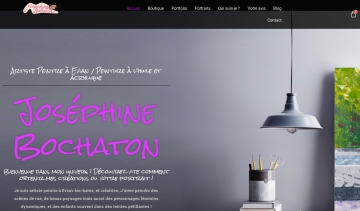 Joséphine BOCHATON, votre artiste-peintre à Evian