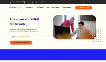 Ocean digital, création de sites et référencement pour les PME