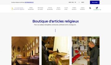 Traditions Monastiques, votre boutique d'ojets religieux