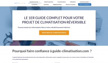 Guide-climatisation.com, guide web pour tout savoir sur les meilleurs climatiseurs du moment 