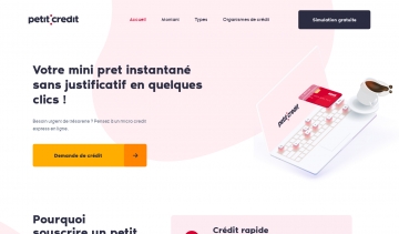 Petit Crédit, la solution idéale pour trouver rapidement un emprunt sans frais