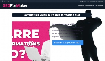 SEO For Maker, formation sur mesure en référencement naturel