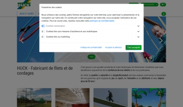 Huck Occitania, fabricant et vendeur de filets à usage multiple