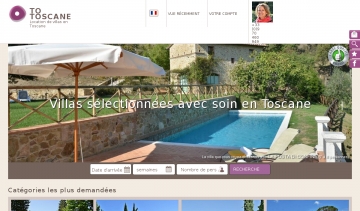 location maison toscane