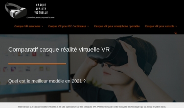Casque Réalité Virtuelle : comparatif spécialisé des meilleurs casques de réalité virtuelle