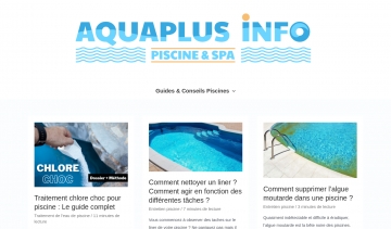 Aquaplus-info, guide complet pour les piscines et Spas