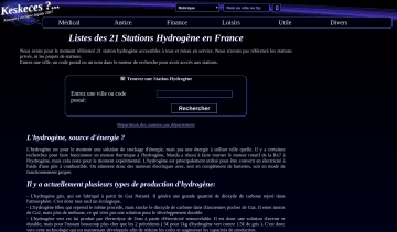 Hydrogène Bio, l'annuaire des stations d'hydrogène de France