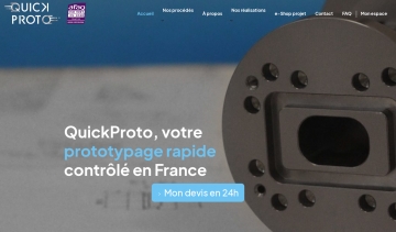 QuickProto, l'expert en usinage métallique et plastique