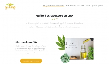 CBD Bazar, le guide d'achat pour tout savoir sur le CBD