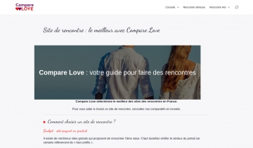 Compare Love, votre site de rencontre en France
