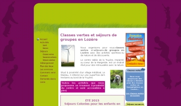 Classe verte Lozere evasion