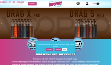 Vapopart, site de vente en ligne de E-cigarettes et E-liquides