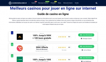 CasinosEnLigne.io : site d'information sur les jeux de casino en ligne