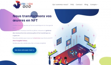 Page d'accueil french nft