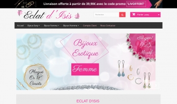 Eclat d'Isis, la boutique des bijoux sexy et intimes