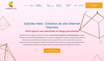 Celinika Web, création de site internet à design personnalisé