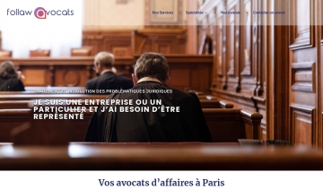 Follaw Avocats, vos avocats d'affaires à Paris