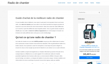 Guide d’achat pour choisir la meilleure radio de chantier