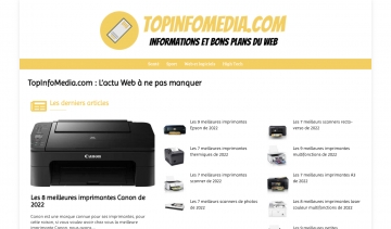 TopInfoMedia.com : actualités, informations et bons plans du web