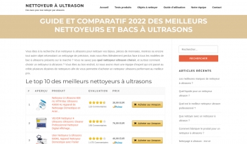 Nettoyeur Ultrason, guide d'achat pour les nettoyeurs ultrasons