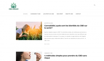 CBD Dream, magazine en ligne sur le CBD et ses bienfaits