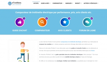 eTrotters, meilleur comparateur de trottinette électrique en France