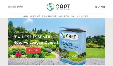 Boutique de distribution des hydro capt rétenteurs