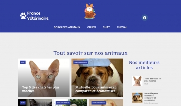 France Vétérinaire, blog d'informations sur les animaux de compagnie