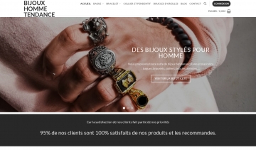 Bijoux Homme Tendance, boutique des bijoux tendances et stylés