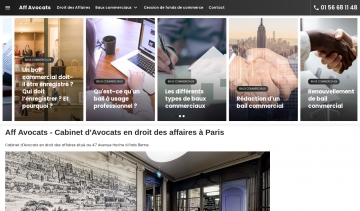 Cabinet d’avocats en droit des affaires et droit immobilier à Paris