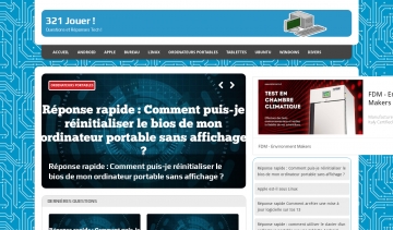 321jouer, des articles à questions et réponses sur la technologie