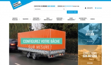 NORD BACHES : fabricant et poseur de bâches PVC sur mesure