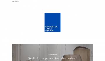 Blog sur la table de salle à manger design