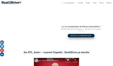 Garage deal2drive, comparateur de pièces détachées auto