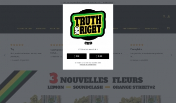 Truth and Right CBD, votre boutique de vente de CBD à Nantes