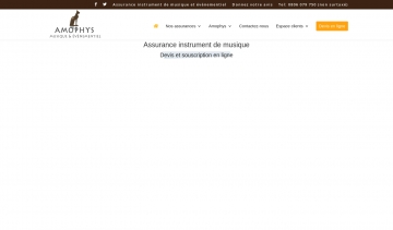 assurance intrument de musique