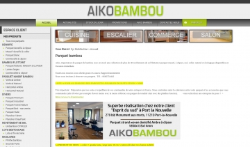 AIKO, l'entreprise importatrice des parquets de bambou