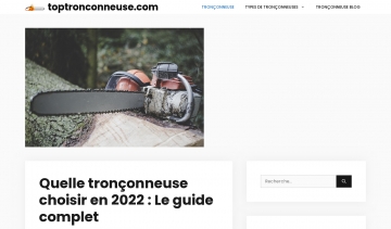 Top Tronçonneuse : informations et conseils sur les tronçonneuses 