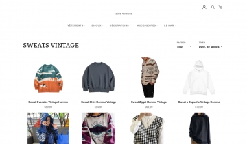 Mode Vintage, le spécialiste des sweats vintage en France