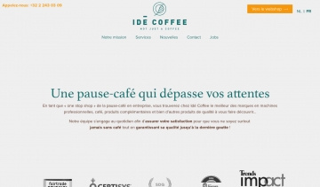 Idé Coffee, enseigne de fourniture de service café pour entreprise