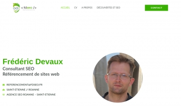 Frédéric Devaux, expert en référencement de sites web à Roanne