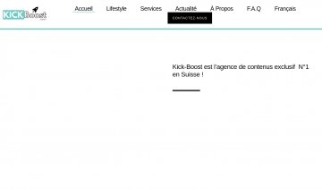 Kick-Boost, agence spécialisée dans les contenus exclusifs en Suisse