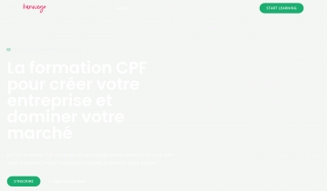 Kanwego, entreprise de formation CPF en ligne pour créer entreprise
